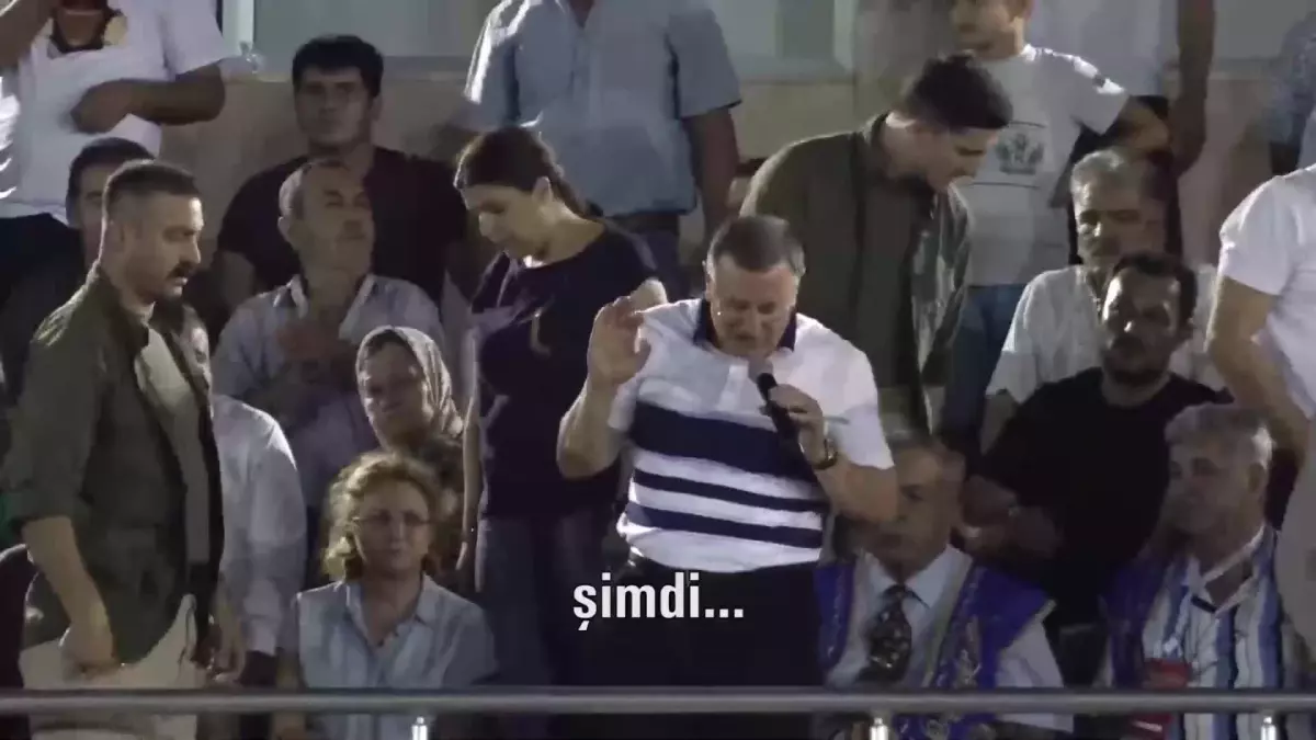 Hatay Büyükşehir Belediye Başkanı Savaş\'tan Güreş Seyircilerini Yatıştıran Konuşma