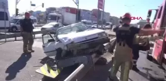 İSTANBUL-SİLİVRİ'DE TRAFİK KAZASI: 2 YARALI