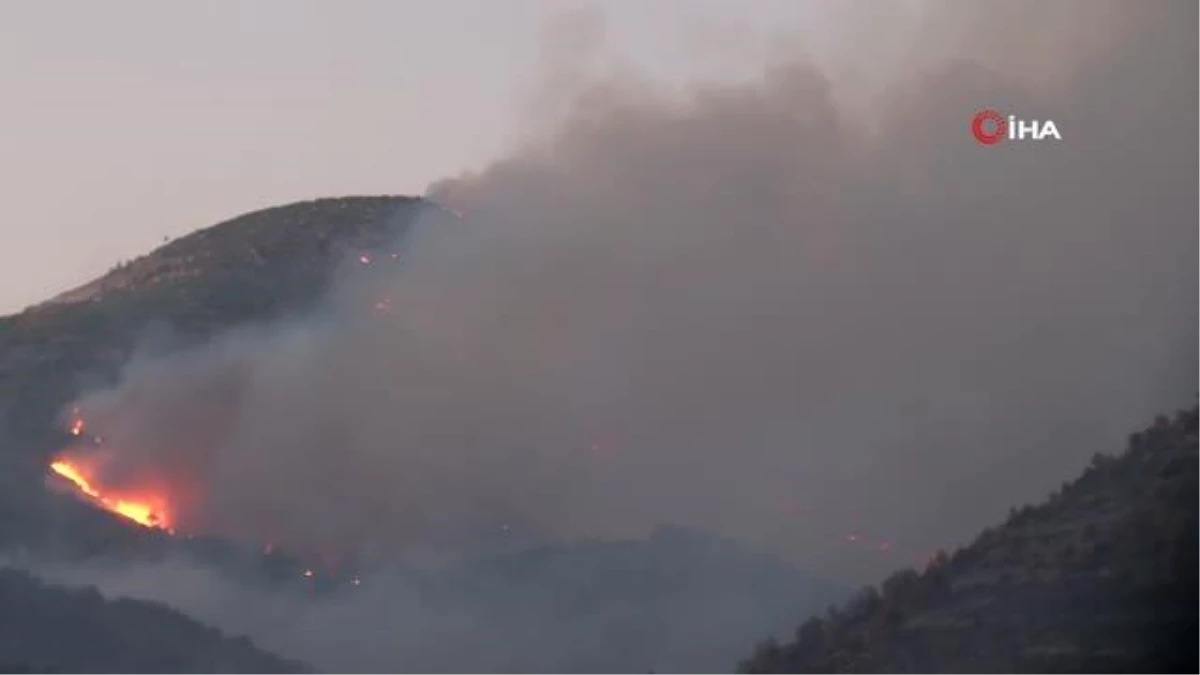 Mersin\'deki orman yangını devam ediyor