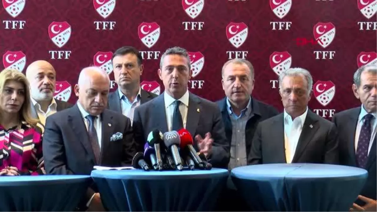 SPOR Kulüpler, teknik adamlar ve futbolculardan TFF\'ye geçmiş olsun ziyareti