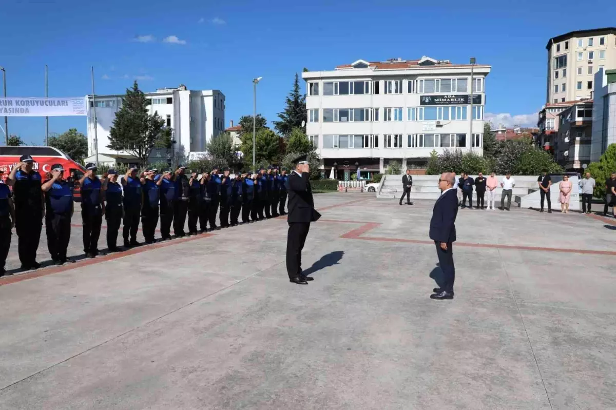 Zabıta Teşkilatı\'nın 196\'ıncı kuruluş yıldönümü Büyükçekmece\'de törenle kutlandı