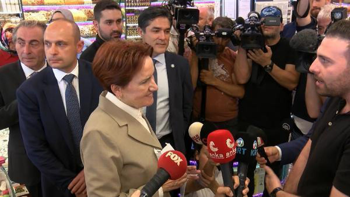 Akşener\'den Eyüpsultan, Bahçelievler ve Bakırköy\'de esnaf ziyareti