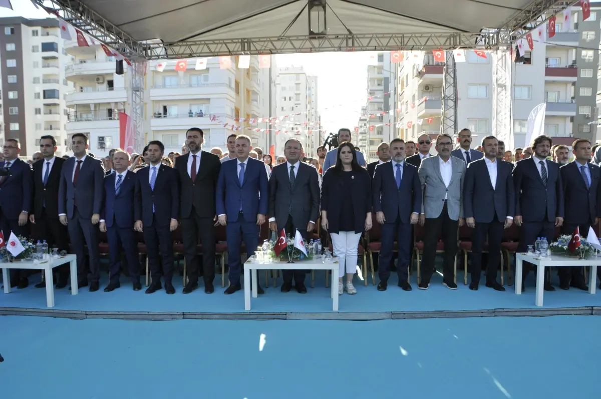 Bakan Bozdağ, Kozan'da yeni adliye binasının temel atma töreninde konuştu: (2)