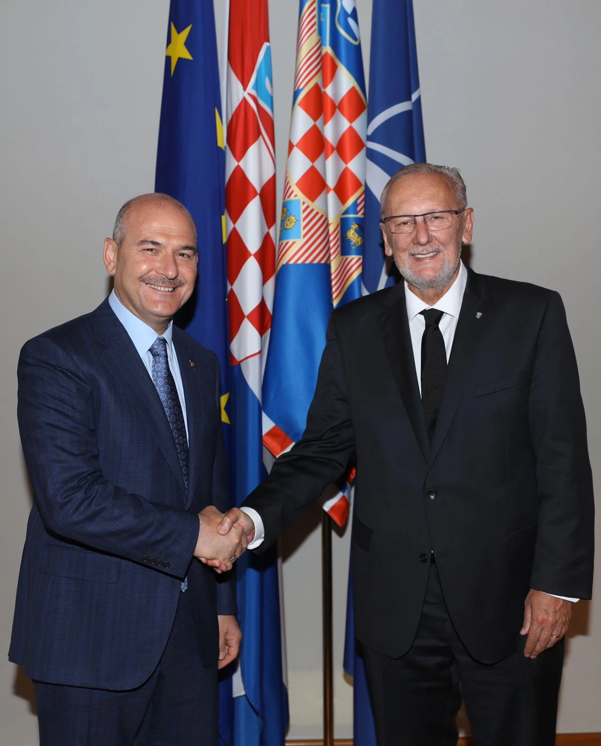 Bakan Soylu, Hırvatistan Başbakan Yardımcısı ve İçişleri Bakanı Bozinovic ile görüştü