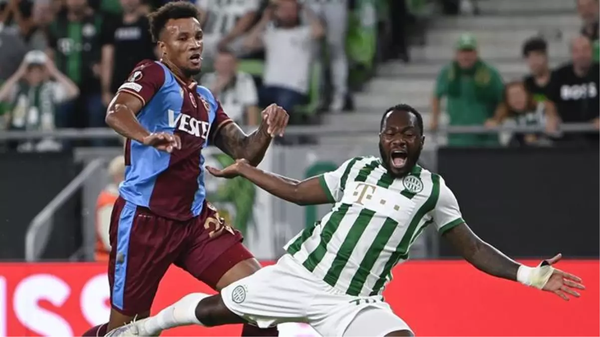 Trabzonspor\'un Avrupa Ligi macerası hayal kırıklığıyla başladı! Yaklaşık 80 dakika 10 kişi oynayan Ferencvaros\'a yenildi