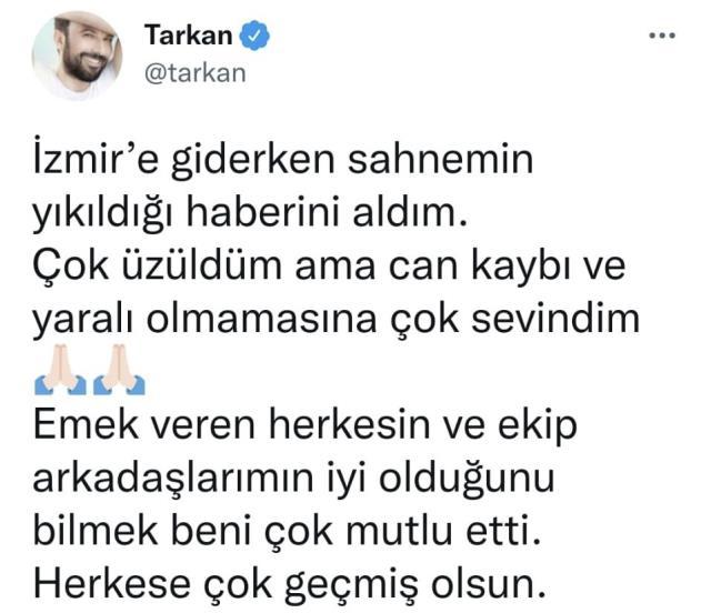 Megastar Tarkan: 'Konserin gerçekleşmesi için elimizden ne gelirse yapacağız'