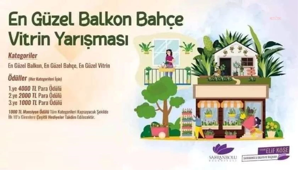 Safranbolu Belediyesi\'nin En Güzel Bahçe, Balkon ve Vitrin Yarışması Sonuçlandı