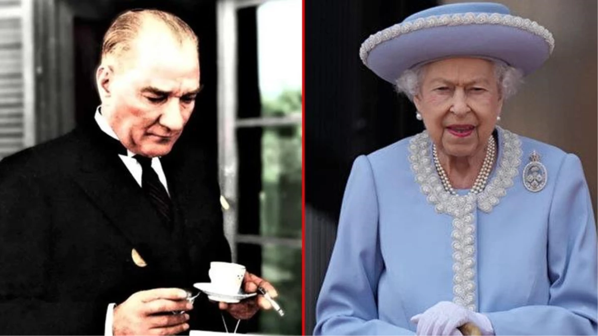 Kraliçe Elizabeth\'in Atatürk\'le ilgili unutulmaz sözleri: Bu kadar yakışıklı olduğunu ilk defa görüyorum