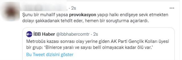 AK Parti Gençlik Kolları'ndan metrobüs kazasına ilişkin tepki çeken video: Binlerce yaralı ve ölüler var, AK Parti Gençlik Kolları'ndan metrobüs kazasına ilişkin tepki çeken video: Binlerce yaralı ve ölüler var,