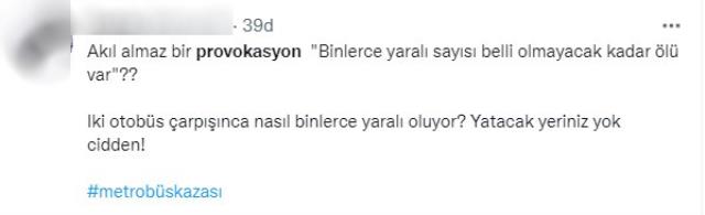AK Parti Gençlik Kolları'ndan metrobüs kazasına ilişkin tepki çeken video: Binlerce yaralı ve ölüler var, AK Parti Gençlik Kolları'ndan metrobüs kazasına ilişkin tepki çeken video: Binlerce yaralı ve ölüler var,