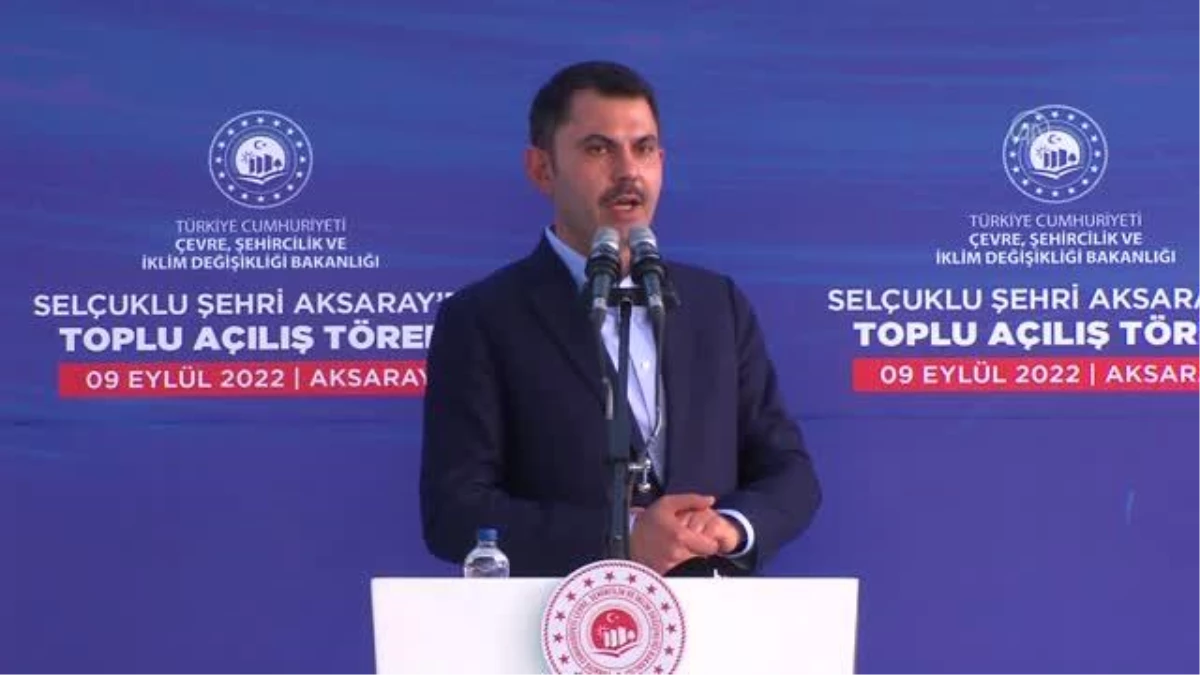 Bakan Kurum: "Bugün milletine konut müjdeleyen bir Türkiye var"