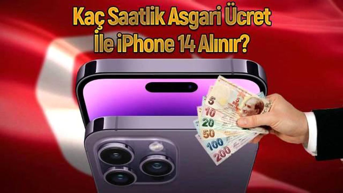 iPhone 14 alabilmek için kaç saat çalışmamız gerekiyor?
