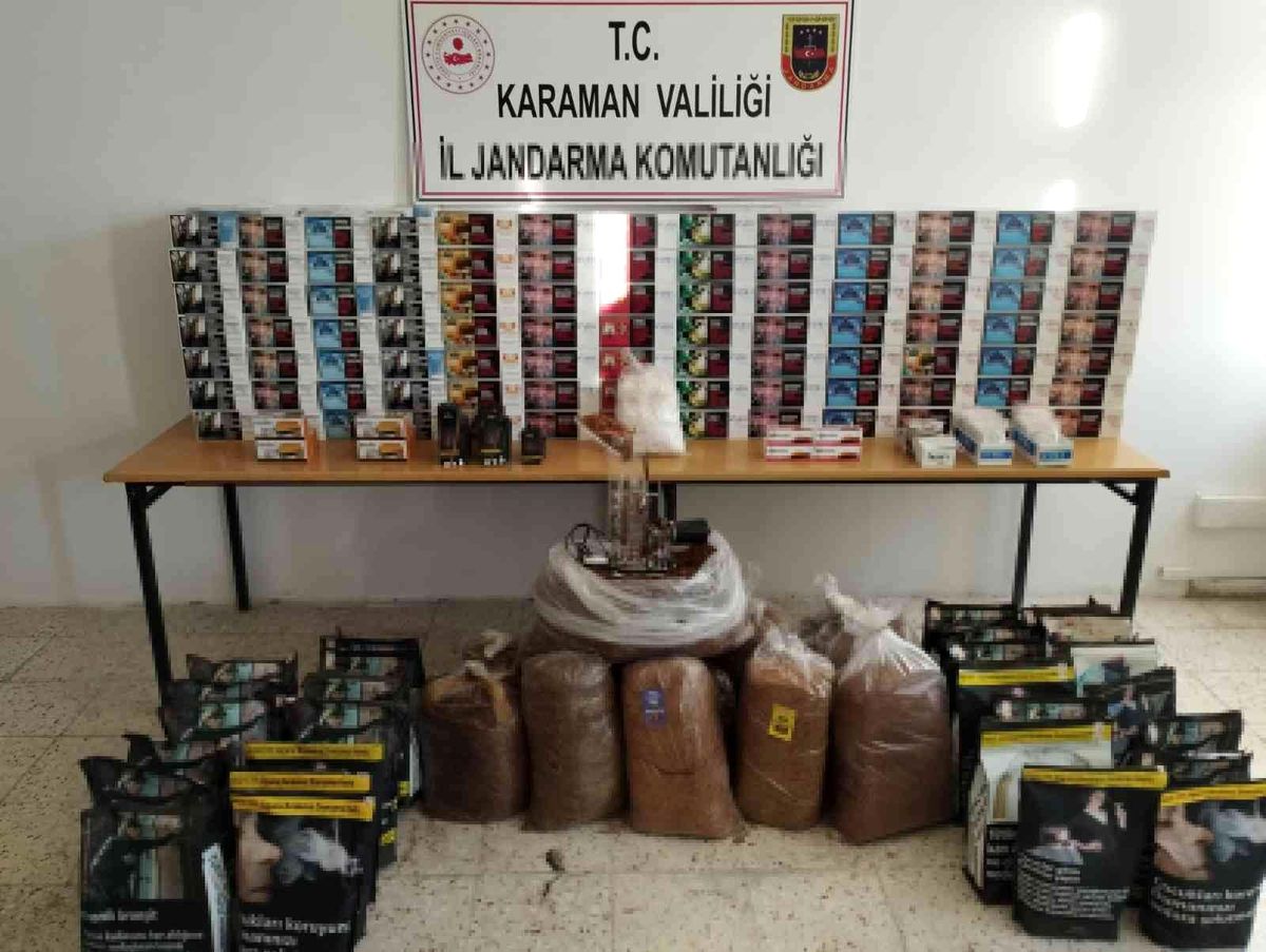 Karaman\'da 116 bin 800 boş makaron ele geçirildi