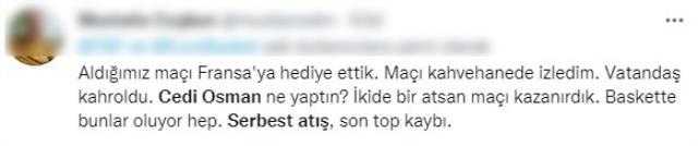 Burak Yılmaz'dan sonra şimdi de Cedi Osman! Sosyal medyada herkes aynı cümleyi paylaşıyor