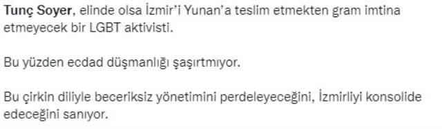 Kutlamalara damga vurdu! Tunç Soyer'in 'Osmanlı' ile ilgili sözleri sosyal medyayı ikiye böldü Kutlamalara damga vurdu! Tunç Soyer'in 'Osmanlı' ile ilgili sözleri sosyal medyayı ikiye böldü