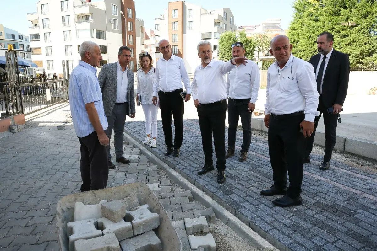 Nilüfer Belediye Başkanı Erdem, Asfalt Çalışmalarını Yerinde İnceledi