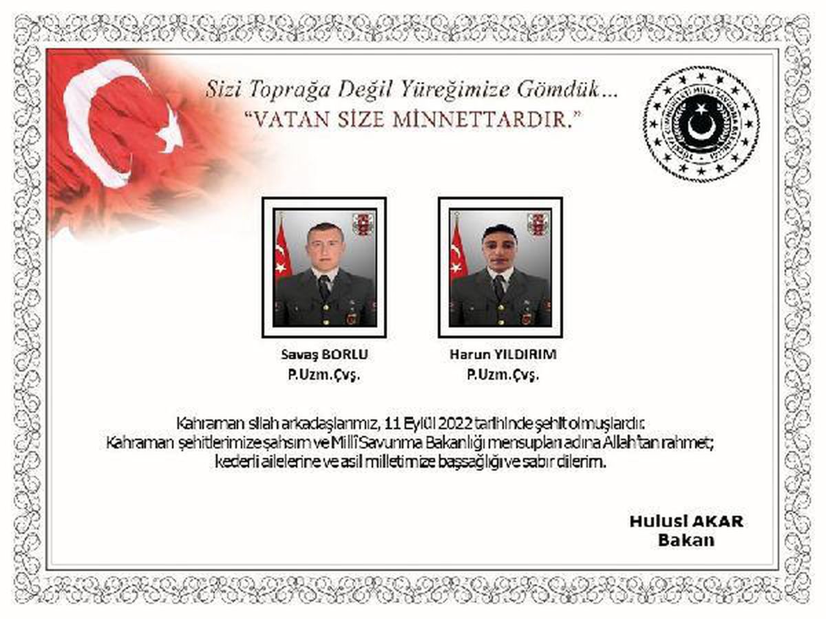 Son dakika haber! MSB: 2 asker şehit oldu, 4 asker yaralı (2)