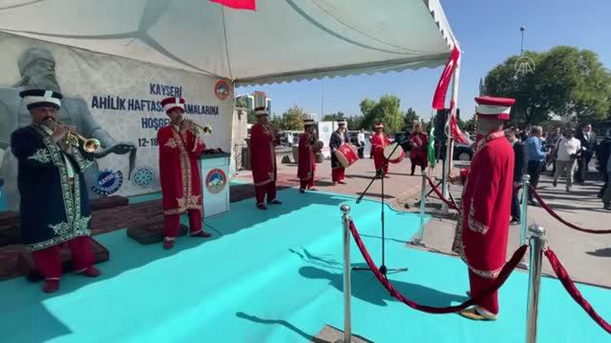Kayseri\'de 35. Ahilik Haftası kutlamaları başladı