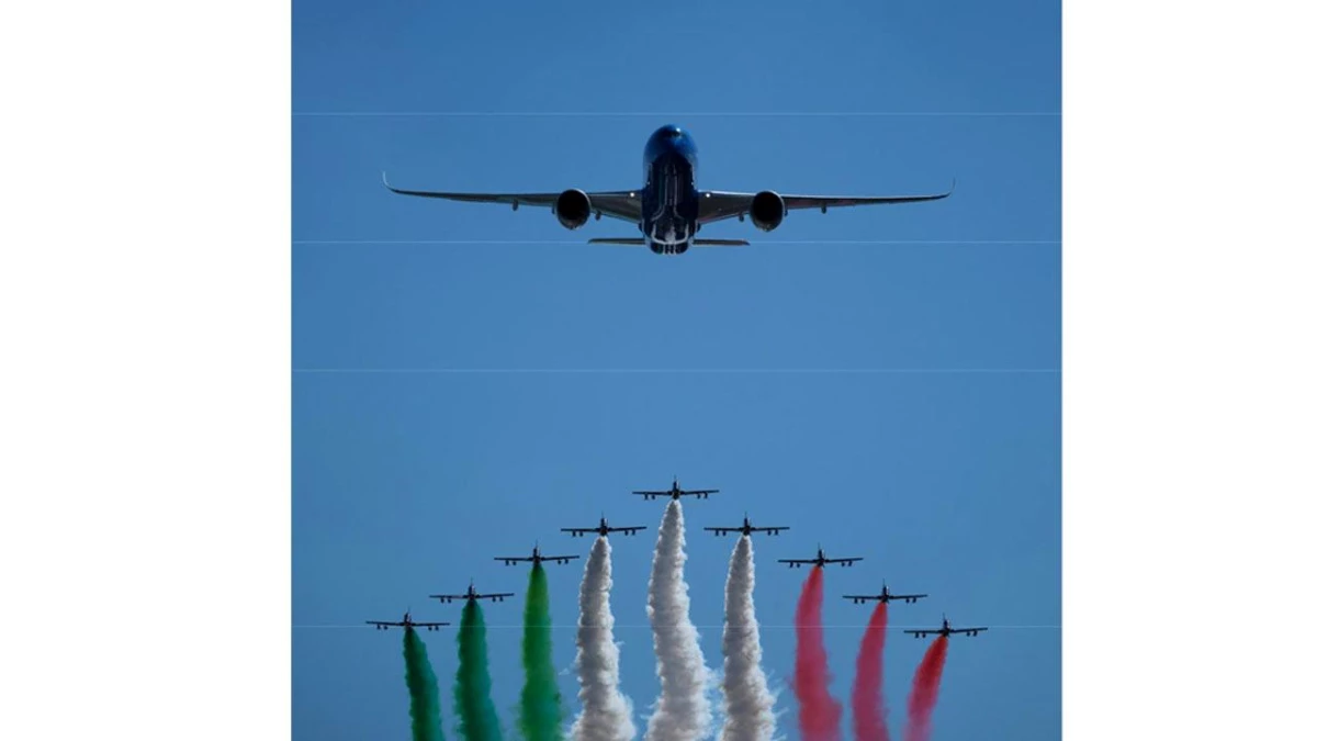 İtalya Grand Prix\'si Öncesinde Hava Gösterisi