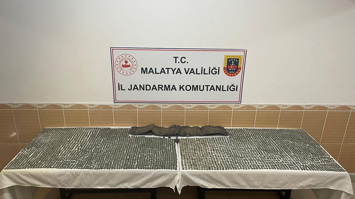 Malatya\'da tarihi eser operasyonunda 4 bin 501 sikke ele geçirildi