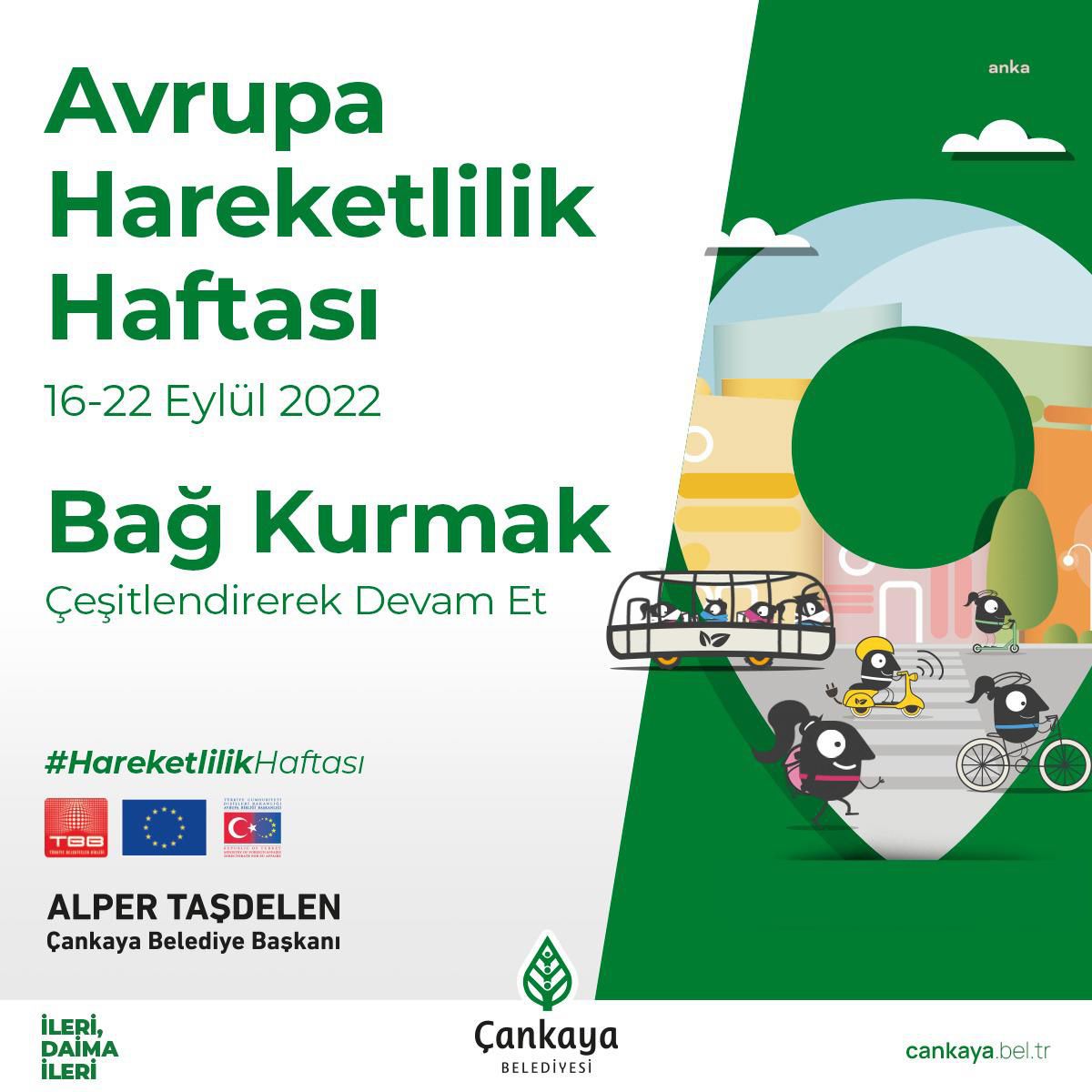Ankara haberleri... Avrupa Hareketlilik Haftası Çankaya\'da Etkinliklerle Kutlanacak