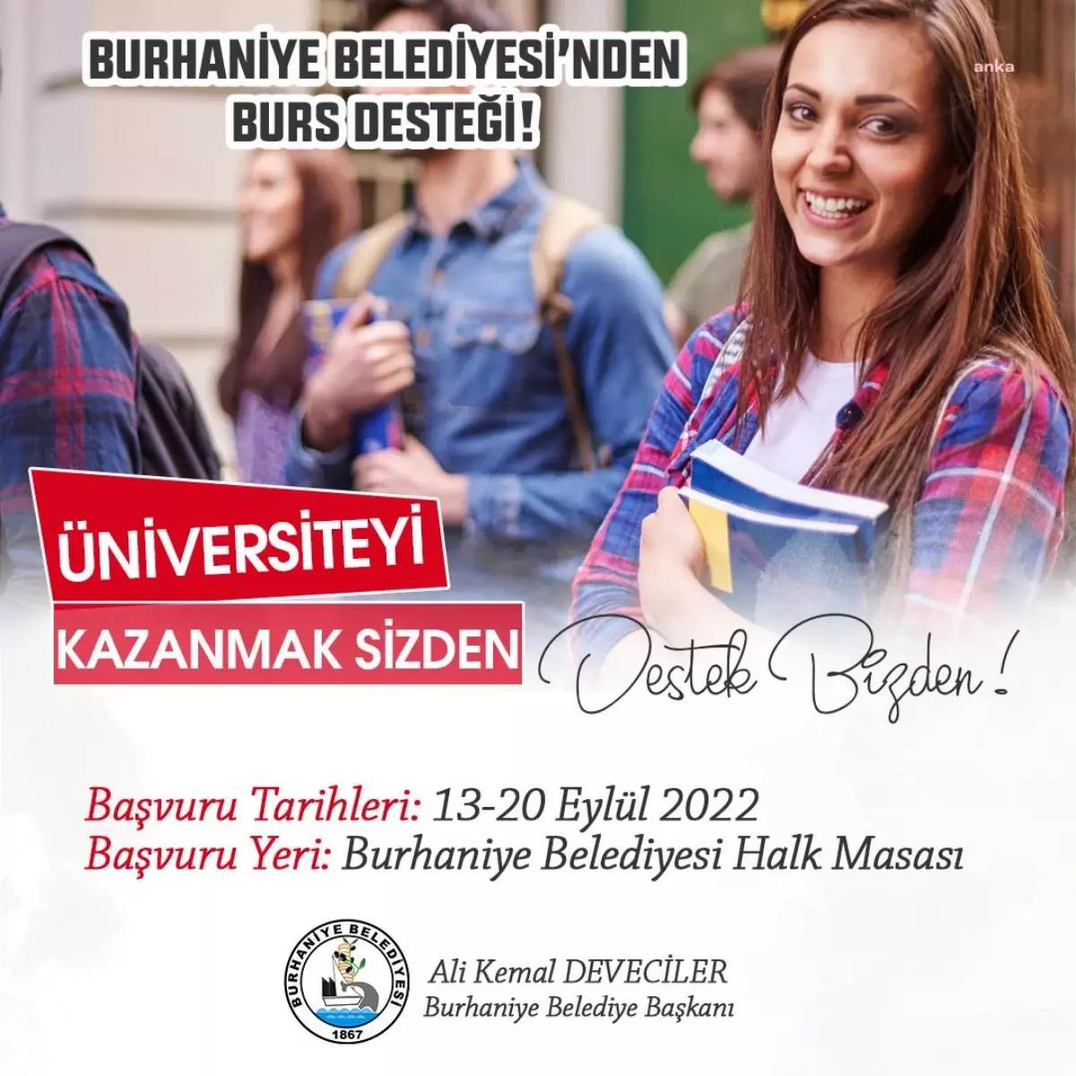 Burhaniye\'de Burs Başvuruları Başladı