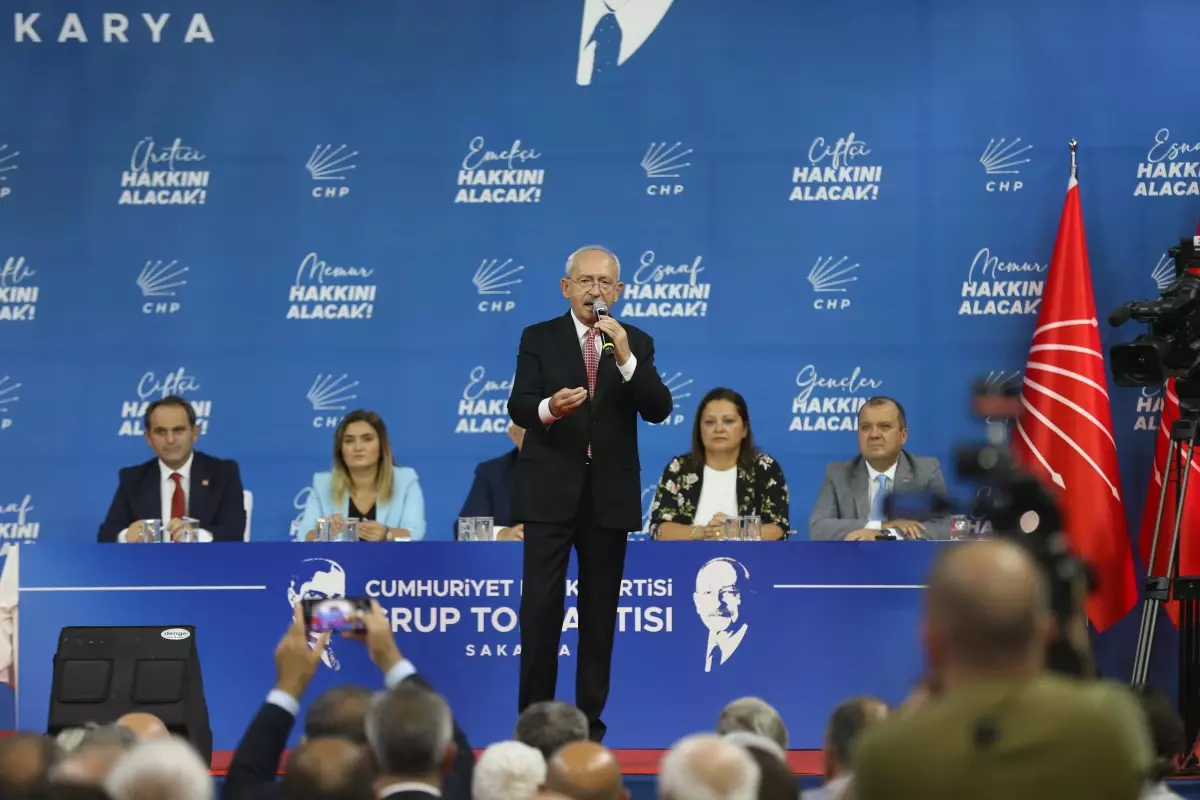 CHP Genel Başkanı Kılıçdaroğlu, Sakarya\'da partisinin grup toplantısında konuştu: (2)