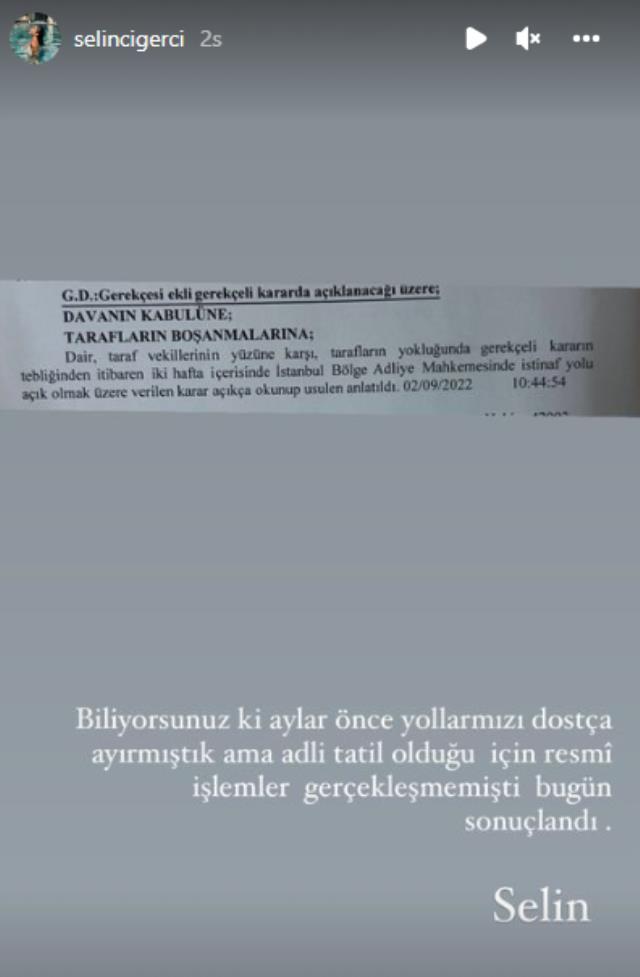 2 hafta önce Selin Ciğerci'yle boşanan Gökhan Çıra, yeni aşka yelken açtı