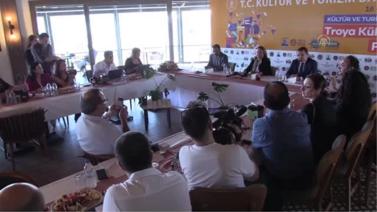 Çanakkale\'de Troya Kültür Yolu Festivali\'nin tanıtım toplantısı