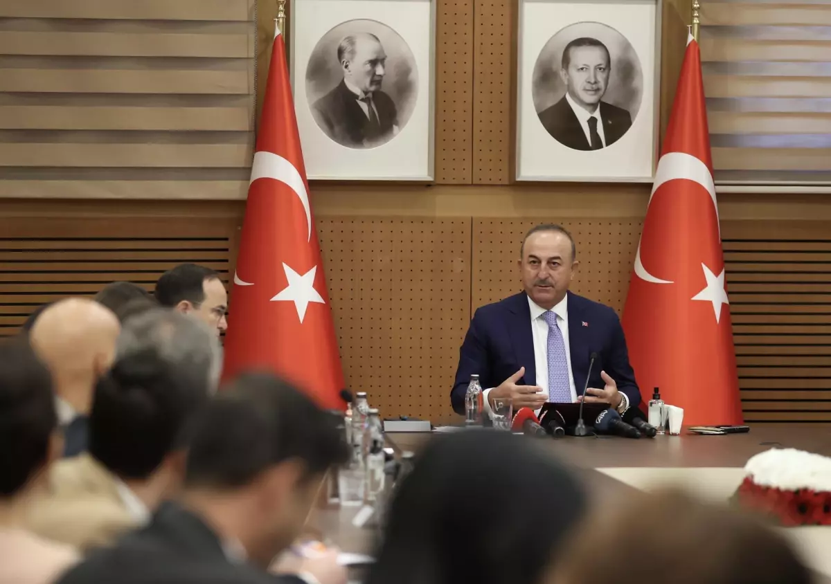 Dışişleri Bakanı Çavuşoğlu, diplomasi muhabirlerine gündemi değerlendirdi Açıklaması