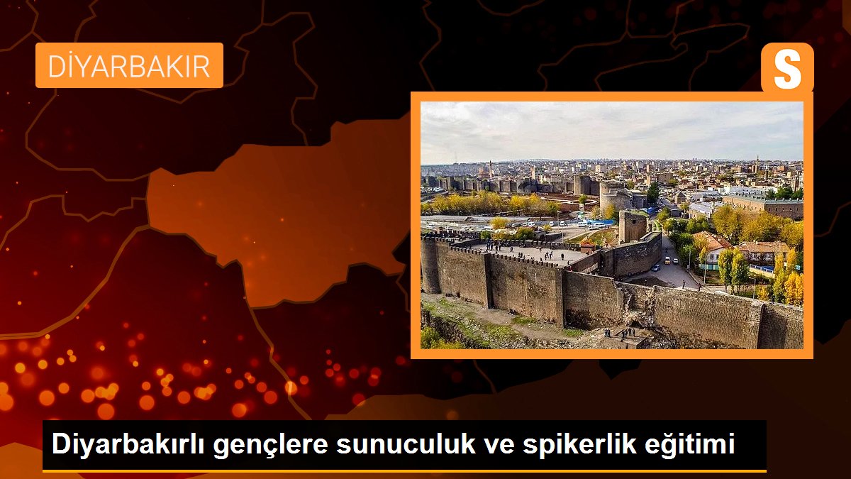 Diyarbakırlı gençlere sunuculuk ve spikerlik eğitimi