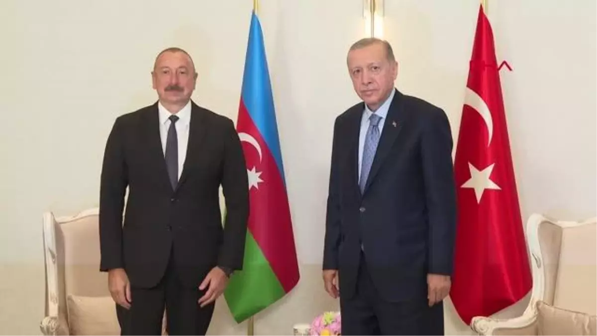 Cumhurbaşkanı Erdoğan, mevkidaşı Aliyev\'le ikili görüştü