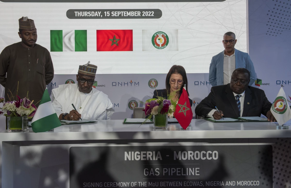 Fas-Nijerya doğal gaz boru hattı inşası için imzalar atıldı