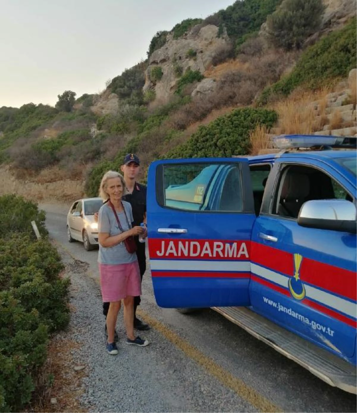 Karia yolunda kaybolan 2 İngiliz turist kısa sürede kurtarıldı