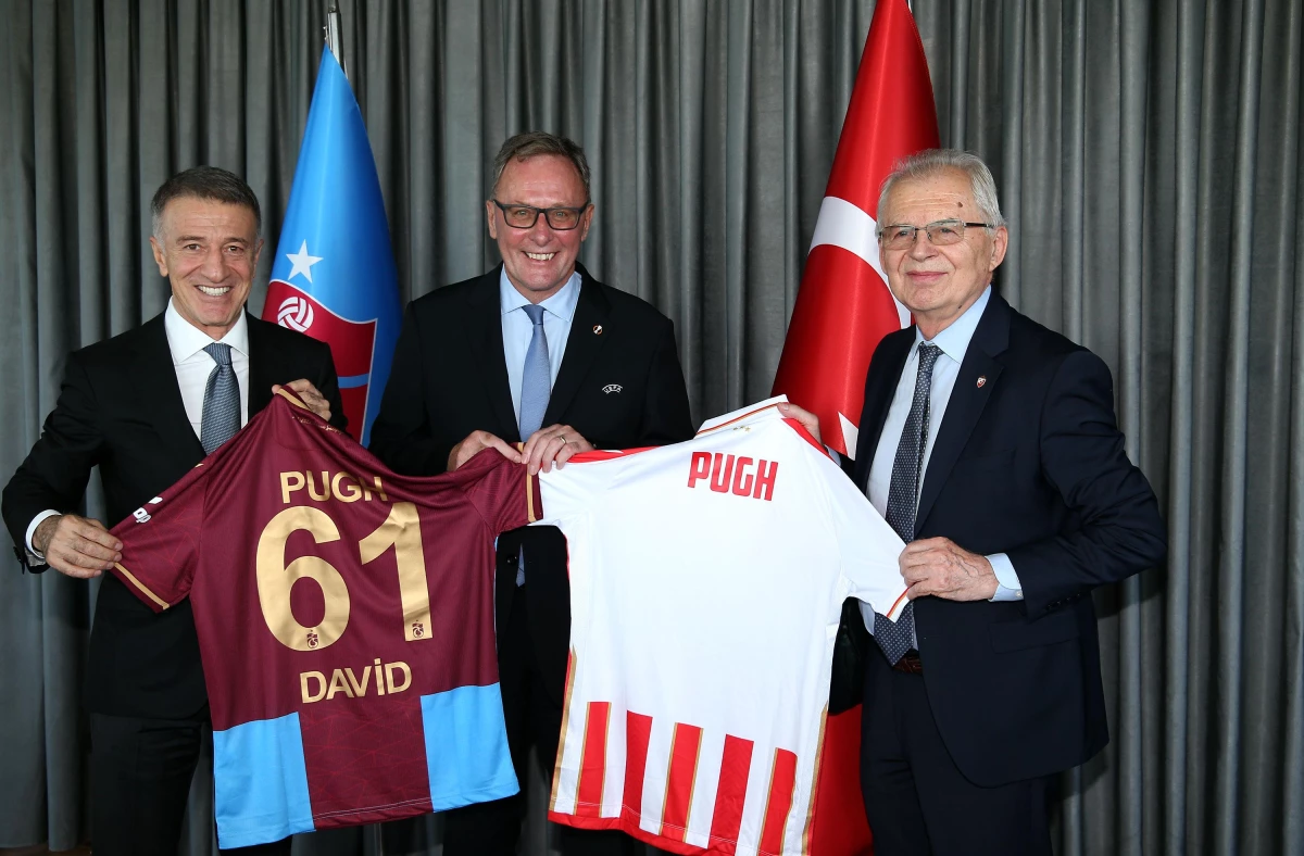 Trabzonspor'dan Kızılyıldız'a güzel hareket! Dostluk yemeğinde buluştular