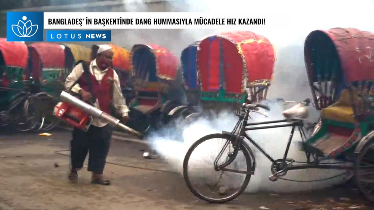 Video: Bangladeş\'in Başkentinde Dang Hummasıyla Mücadele Hız Kazandı