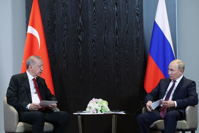 Cumhurbaşkanı Erdoğan'ın, Rusya Devlet Başkanı Putin ile görüşmesi sona erdi