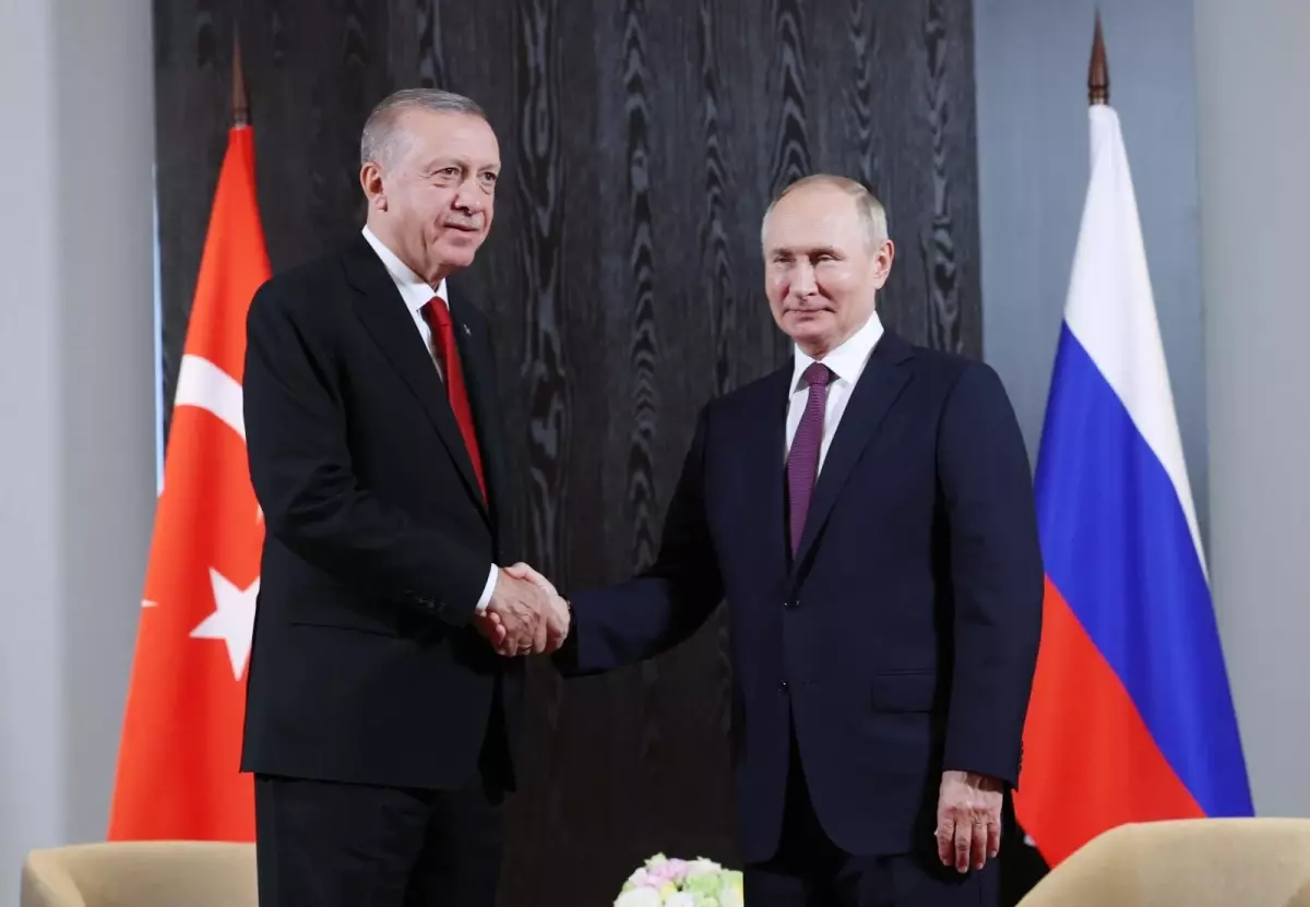 Erdoğan, Rusya Devlet Başkanı Putin ile Semerkant\'ta Görüştü