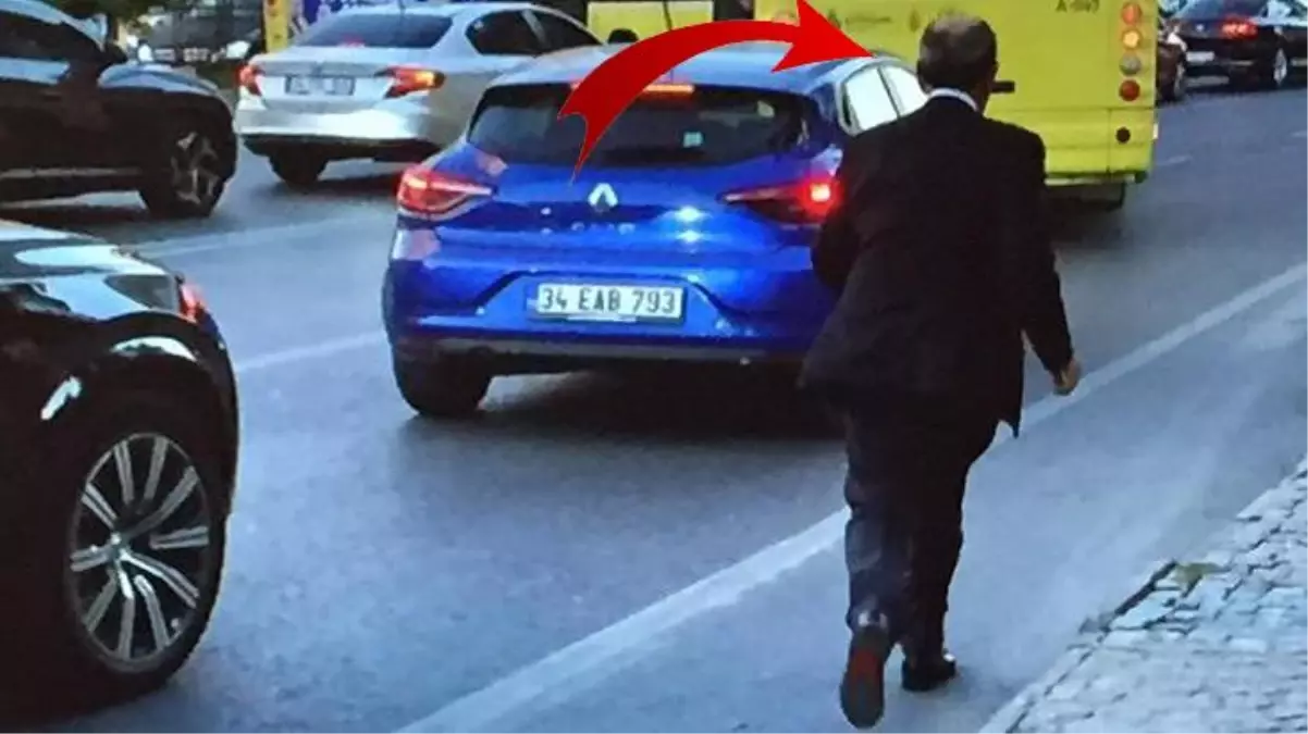 Galatasaray Başkanı Dursun Özbek\'i yol kenarında koşarken görenler şaşkınlık yaşadı