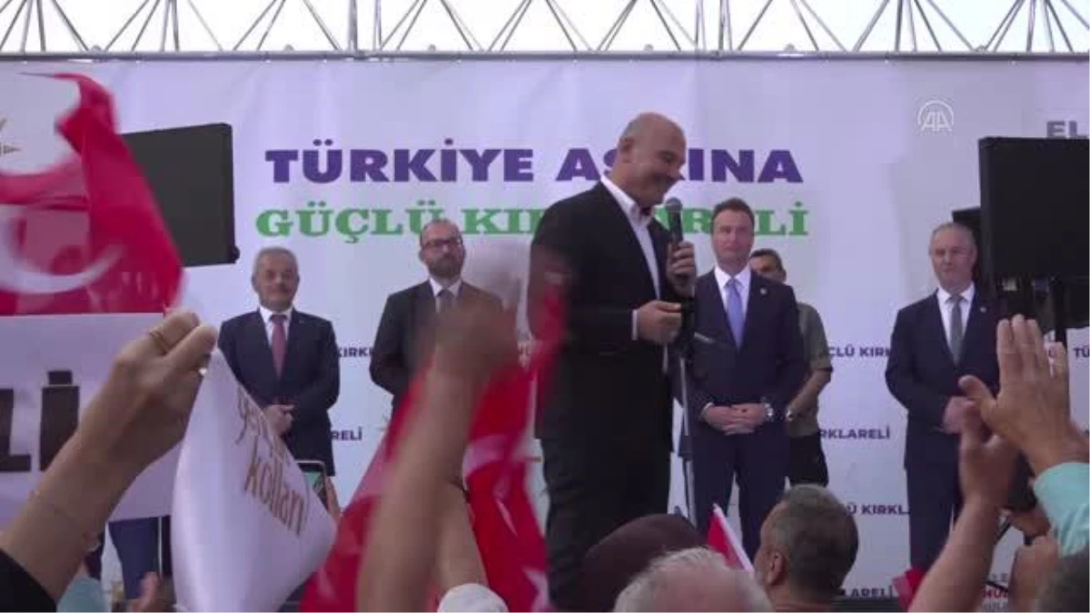 İçişleri Bakanı Süleyman Soylu Kırklareli\'nde konuştu: (1)