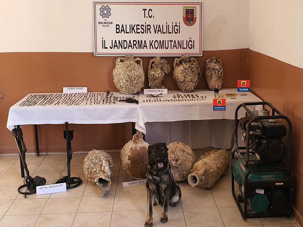 Balıkesir\'de tarihi eser kaçakçılığı operasyonunda üç şüpheli yakalandı