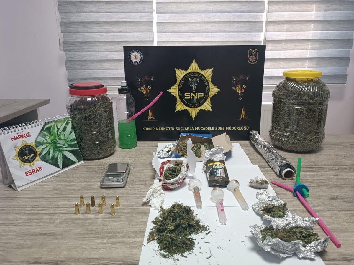 Sinop\'ta uyuşturucu operasyonunda zanlı tutuklandı
