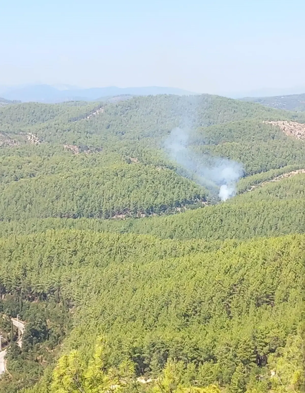 Alanya\'da çıkan orman yangını söndürüldü