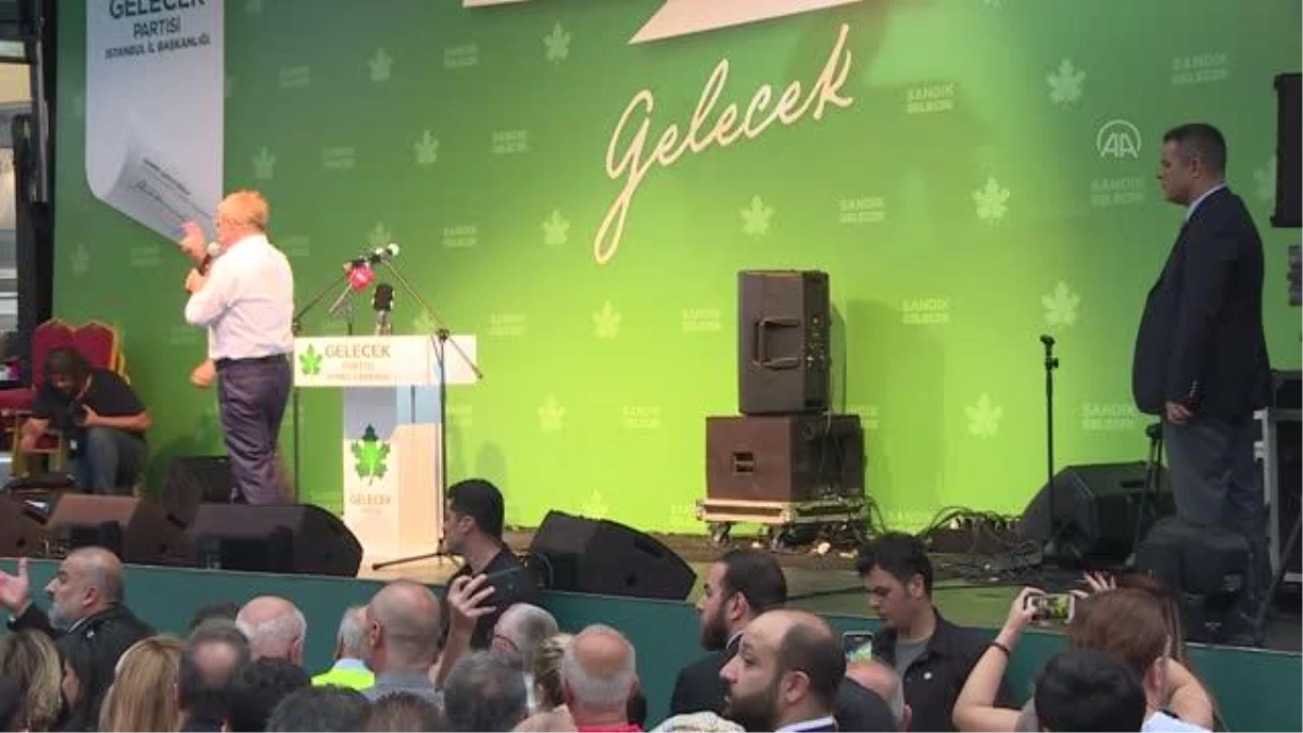 Gelecek Partisi Genel Başkanı Davutoğlu "Sultanbeyli Buluşması"na katıldı Açıklaması