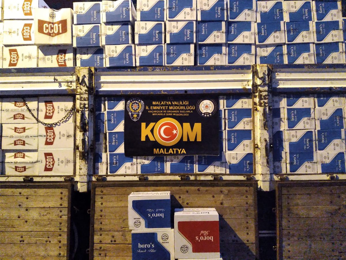 Malatya\'da 7 milyon 340 bin makaron ele geçirildi