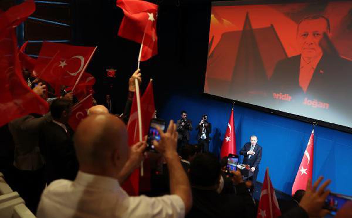 Erdoğan, ABD\'de yaşayan vatandaşlarla buluştu