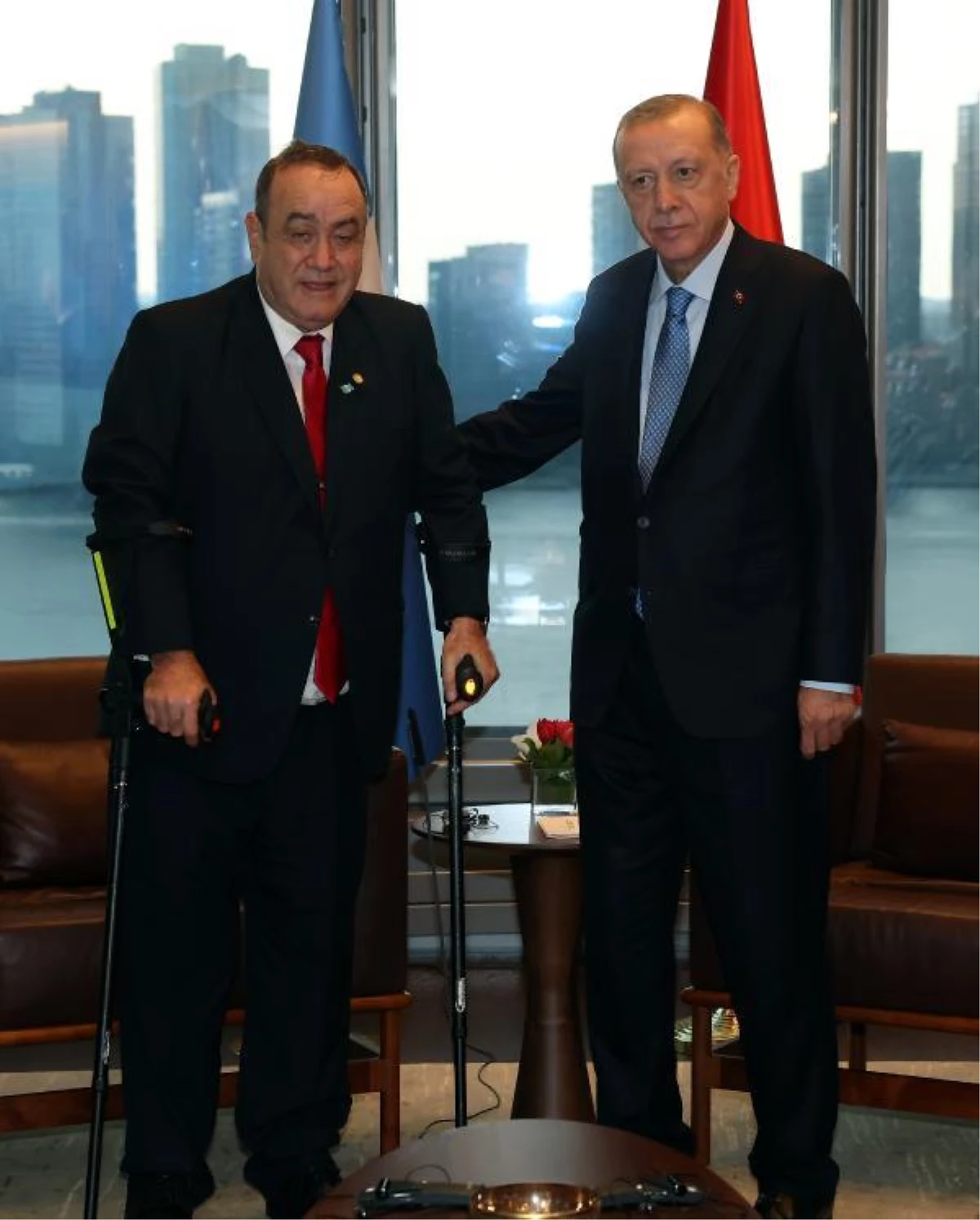 Erdoğan, Guatemala Cumhurbaşkanı ile görüştü
