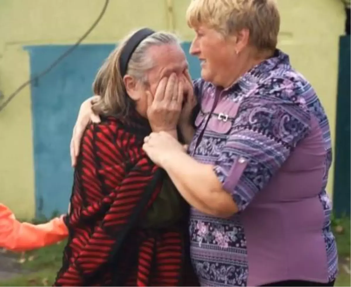 Evlerine geri dönen Ukraynalıların sevinç gözyaşları!