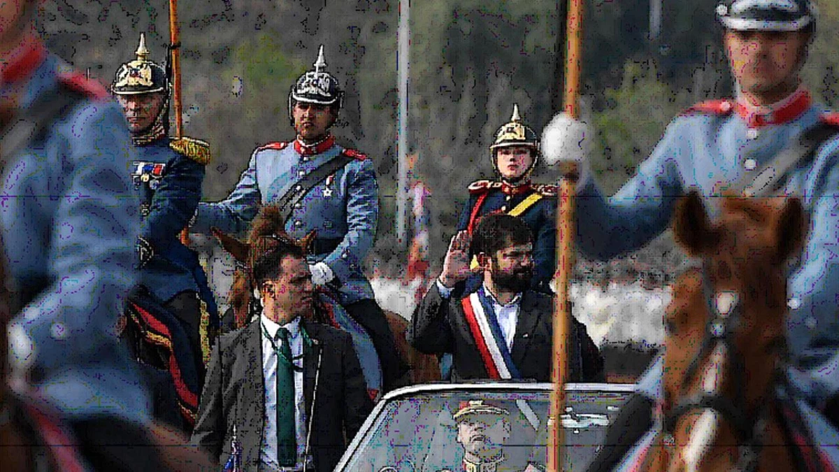 Şili Devlet Başkanı, Ordu Günü Geçit Törenine Katıldı