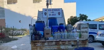 Tekirdağ'da kaçak içki operasyonunda 4 zanlı yakalandı